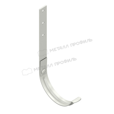 Держатель желоба длинный (Кронштейн карнизный ) (Казань) 9003 сигнально-белый