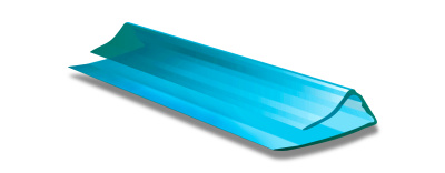 Профиль торцевой П 08мм   Бирюза