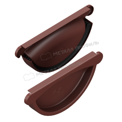 Заглушка Д 125 (Казань) 8017 шоколадно - коричневый