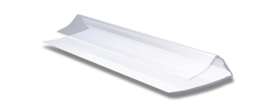 Профиль торцевой П 08мм   Прозрачный